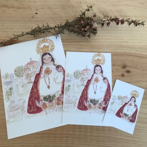 Lamina Virgen del Acebo Cangas del Narcea Asturias
