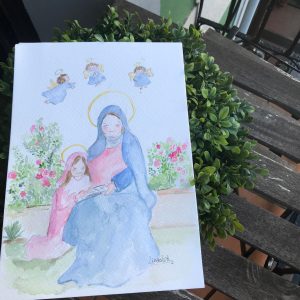 Lamina Virgen de Santa Ana